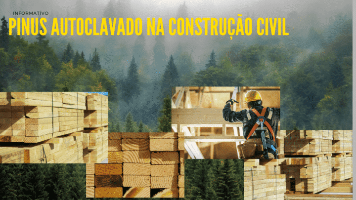 Pinus autoclavado na construção civil