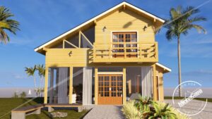 Modelo PD Itapocu de 77,29M²