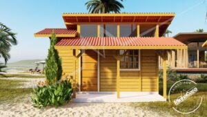 Modelo tiny house th01  de 17,84M²