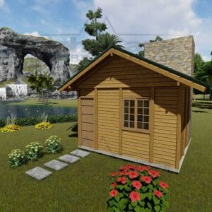 Modelo tiny house th02 de 16,00m²