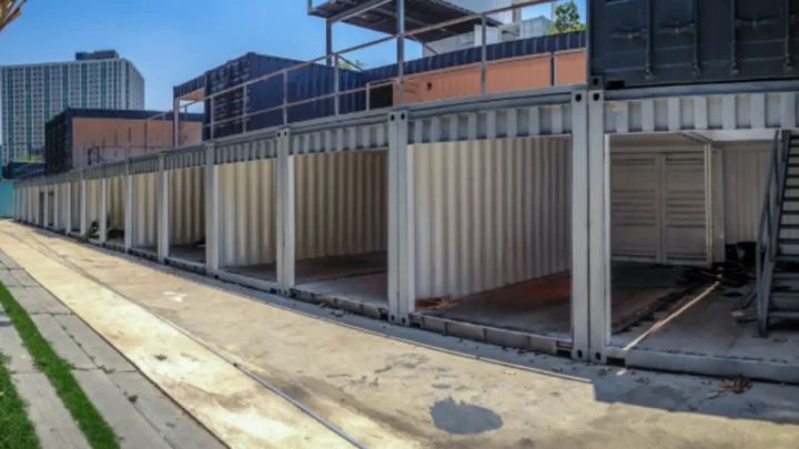 Casa container em construção