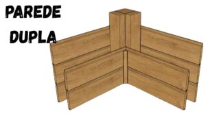 KIT PAREDE DUPLA - Pousada Pop 2.1 de 106,60M²